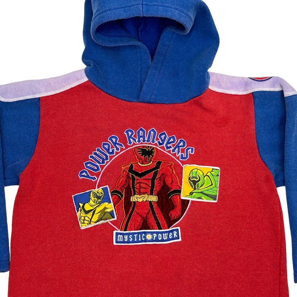 Power Rangers Mystic Force Hoodie Red Hooded Sweatshirt Boys Kids Youth M Medium